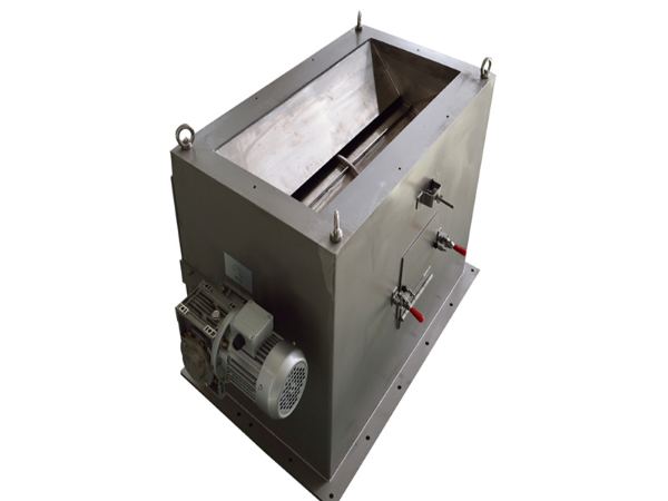 Stainless magnetic drum separator with motor